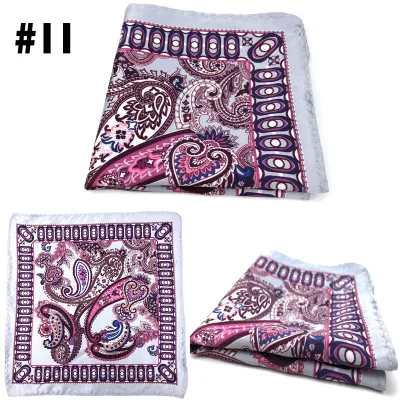 Men Retro British Style Suit Pocket Towel Accessory