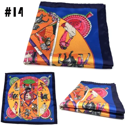 Men Retro British Style Suit Pocket Towel Accessory