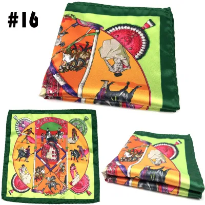 Men Retro British Style Suit Pocket Towel Accessory
