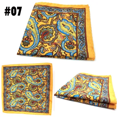 Men Retro British Style Suit Pocket Towel Accessory