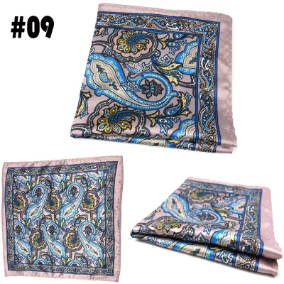 Men Retro British Style Suit Pocket Towel Accessory
