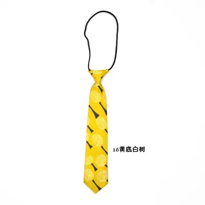 Women Fashion Fun Dot Stripe Tiny Flower Print Tie