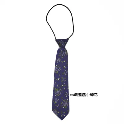 Women Fashion Fun Dot Stripe Tiny Flower Print Tie