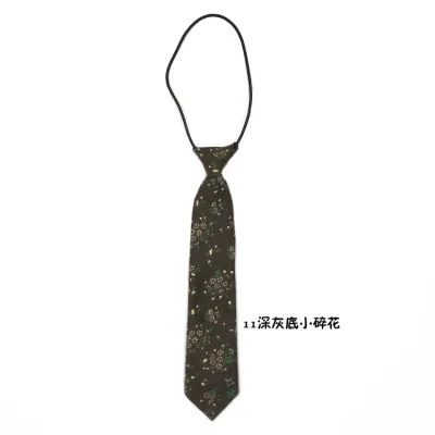 Women Fashion Fun Dot Stripe Tiny Flower Print Tie
