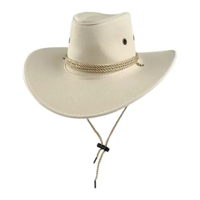 Custom Men Retro Western Suede Western Cowboy Hat