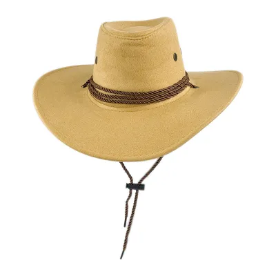 Custom Men Retro Western Suede Western Cowboy Hat