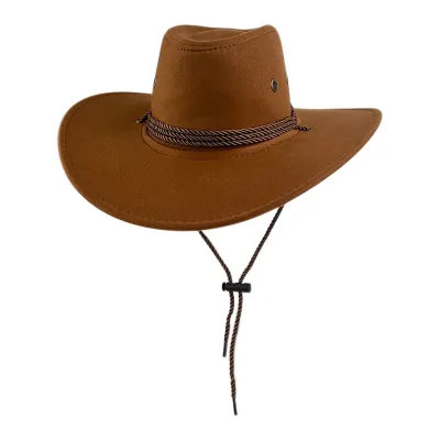Custom Men Retro Western Suede Western Cowboy Hat