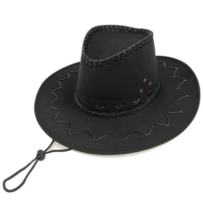 Custom Men Retro Lace-Up Western Hat
