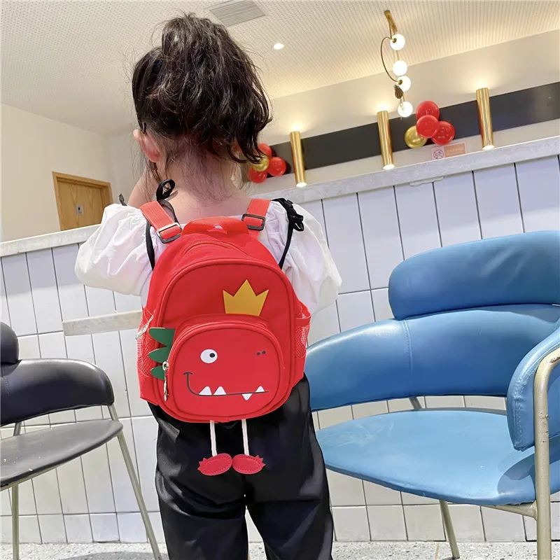 Kids Unisex Casual Cute Fruit Pattern Toddler Canvas School Bag
