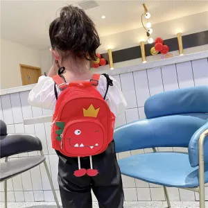 Kids Unisex Casual Cute Fruit Pattern Toddler Canvas School Bag