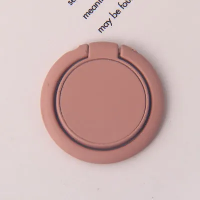 Simple Solid Color Car Magnetic Liquid Ring Mobile Phone Holder