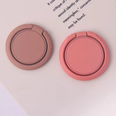 Simple Solid Color Car Magnetic Liquid Ring Mobile Phone Holder