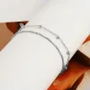 Four-Silver Anklet