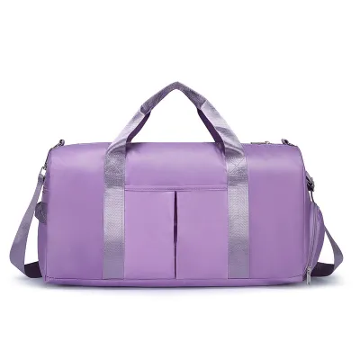 Neutral Simple Large Capacity Dry Wet Separation Yoga Exercise Fitness Bag