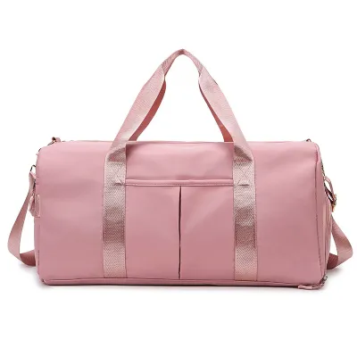 Neutral Simple Large Capacity Dry Wet Separation Yoga Training Gym Bag for Home Fitness