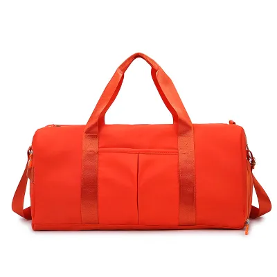 Neutral Simple Large Capacity Dry Wet Separation Yoga Training Gym Bag for Home Fitness
