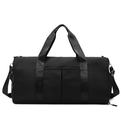 Neutral Simple Large Capacity Dry Wet Separation Yoga Training Gym Bag for Home Fitness