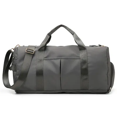 Neutral Simple Large Capacity Dry Wet Separate Yoga Sports Gym Bag for Men Women