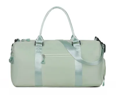 Neutral Simple Large Capacity Dry Wet Separate Yoga Sports Gym Bag for Men Women