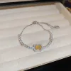 8 Bracelet-Yellow Square