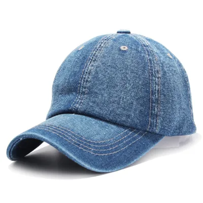 Unisex Fashion Denim Baseball Cap Custom