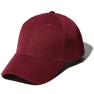 Unisex Solid Color Custom Baseball Cap