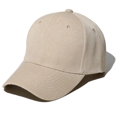 Unisex Solid Color Custom Baseball Cap