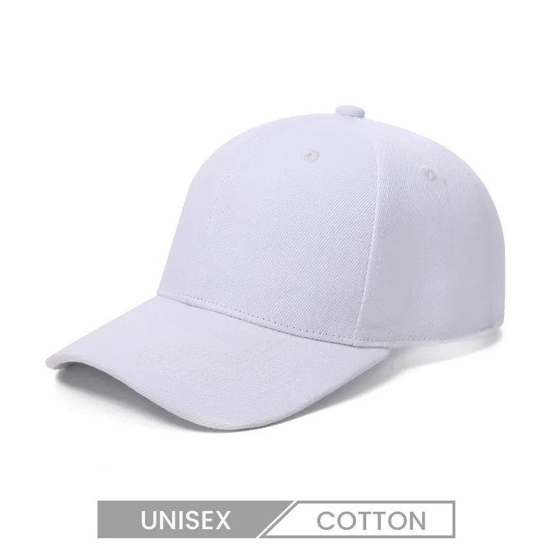Custom Unisex Casual Solid Color Baseball Cap