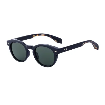 Women's Fashion Oval Small Frame PC Lens Sunglasses