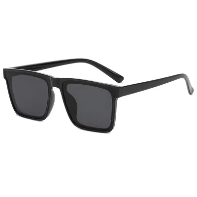 Men's Simple Fashion Square Sunglasses PC Lens Commuter Style