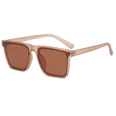 Men's Simple Fashion Square Sunglasses PC Lens Commuter Style