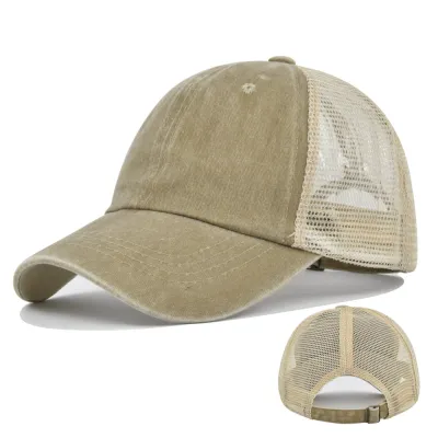 Unisex Contrast Mesh Breathable Truck Driver Cap Custom
