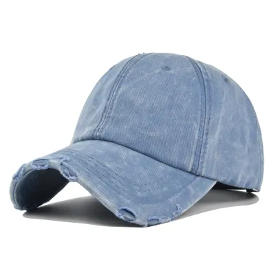 Unisex Vintage Hole Custom Baseball Cap