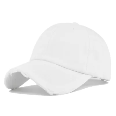 Unisex Vintage Hole Custom Baseball Cap