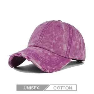 Unisex Vintage Hole Custom Baseball Cap