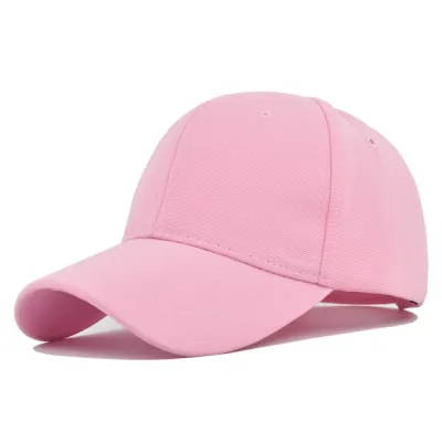 Unisex Solid Color Casual Custom Logo Baseball Cap