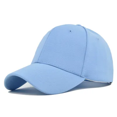 Unisex Solid Color Casual Custom Logo Baseball Cap