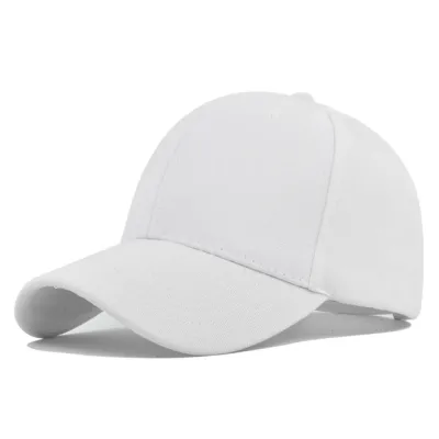 Unisex Solid Color Casual Custom Logo Baseball Cap