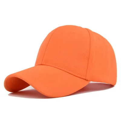 Unisex Solid Color Casual Custom Logo Baseball Cap