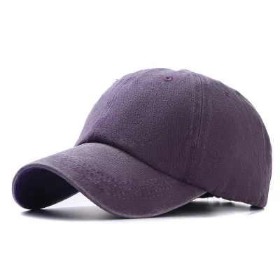 Custom Logo Unisex Solid Color Baseball Cap