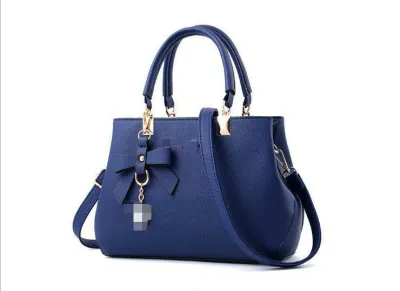 Women Fashion Large Capacity Solid Color PU Handbag