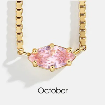 Women Fashion Multicolor Horse Eye Zircon Box Chain Necklace