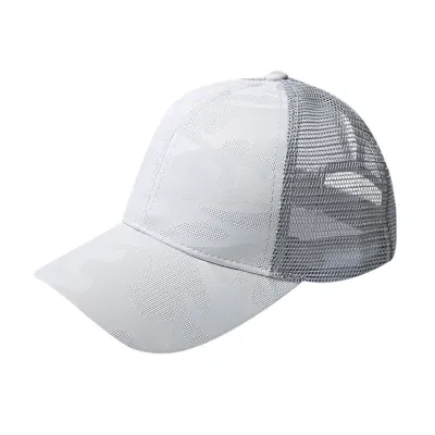 Unisex Camouflage Printed Mesh Stitching Breathable Custom Truck Cap