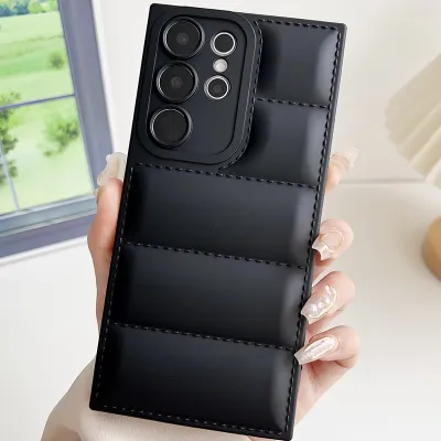 Women Fashion Solid Color Silicone Frosted Samsung All-Inclusive Phone Case