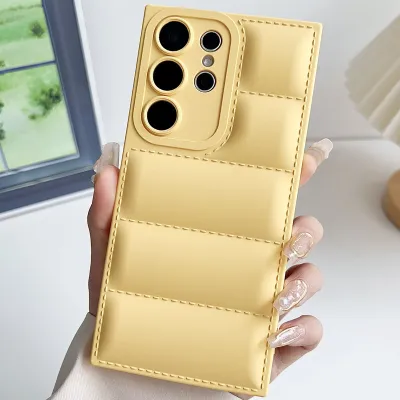 Women Fashion Solid Color Silicone Frosted Samsung All-Inclusive Phone Case