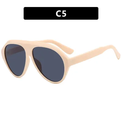Women Fashion Creative Concave Toad Sunglasses PC Frame Goggles