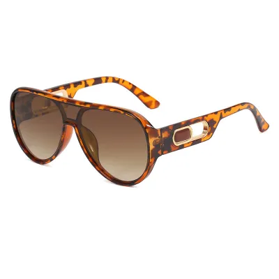 Women Fashionable Simple Large Frame Toad Sunglasses