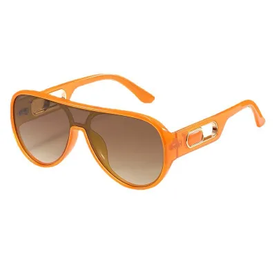 Women Fashionable Simple Large Frame Toad Sunglasses