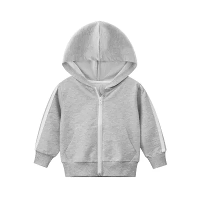 Fashion Children'S Kids Sports Stripe Hoodie Custom