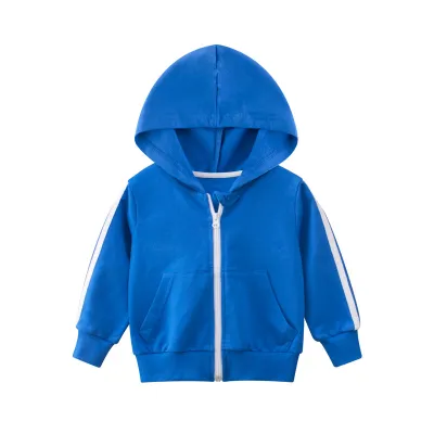 Fashion Children'S Kids Sports Stripe Hoodie Custom